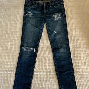 AG Jean- The Stilt cigarette leg jean size 27R